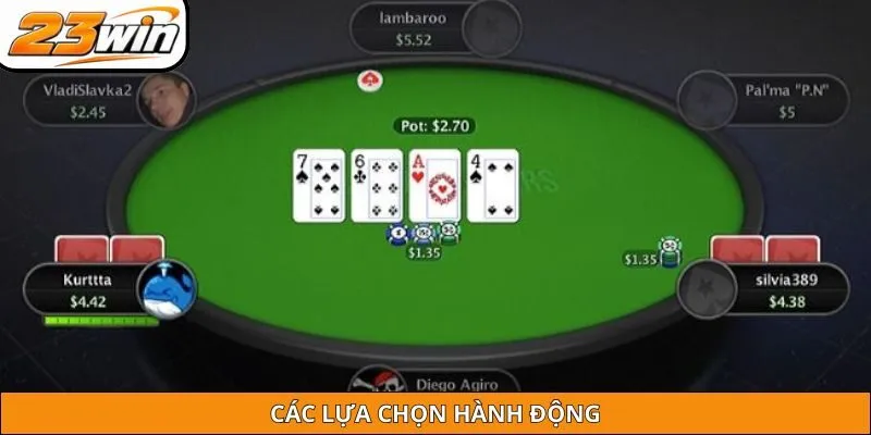Các lựa chọn hành động