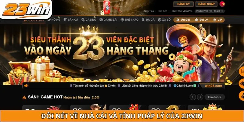Đôi nét về nhà cái và tính pháp lý của 23WIN